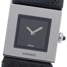 CHANEL Matrasse H0116 black Dial Quartz Ladies Watch_977425