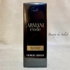 Giorgio Armani Code Eau de Parfum EDP TRAVEL Spray .5oz, 15ml New in Box Sealed