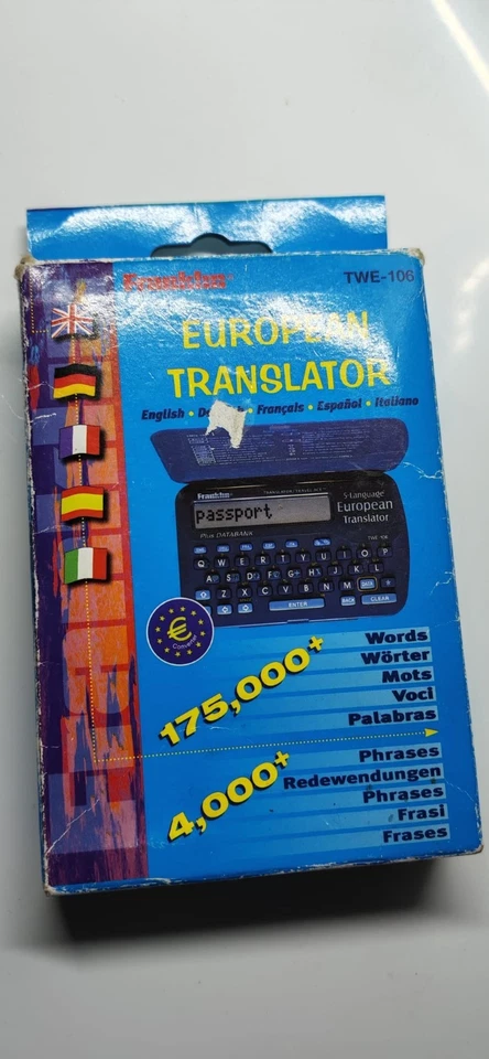 Franklin European Translator TWE-106 English German French Italian - Image 3 of 4