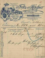 Fritz Haefner delicacies 1895 Bayreuth Pegnitz Fichtelgebirge Preisselbeeren