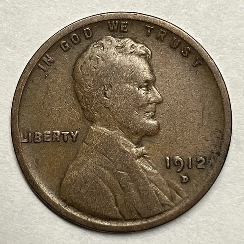 1912 D Lincoln Cent. Better Date.