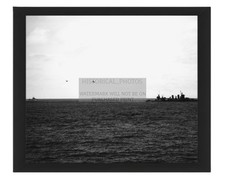 DOUGLAS SBD-3 DAUNTLESS DITCHING NEAR USS ASTORIA MIDWAY 1942 8X10 FRAMED PHOTO