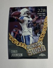 Chris Johnson 2024 Topps Chrome Football Sunday Swag #SS-9 Tennessee Titans