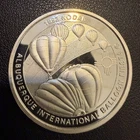 KODAK INTERNATIONAL BALLOON FIESTA 1 OZ 999 SILVER ROUND D34715