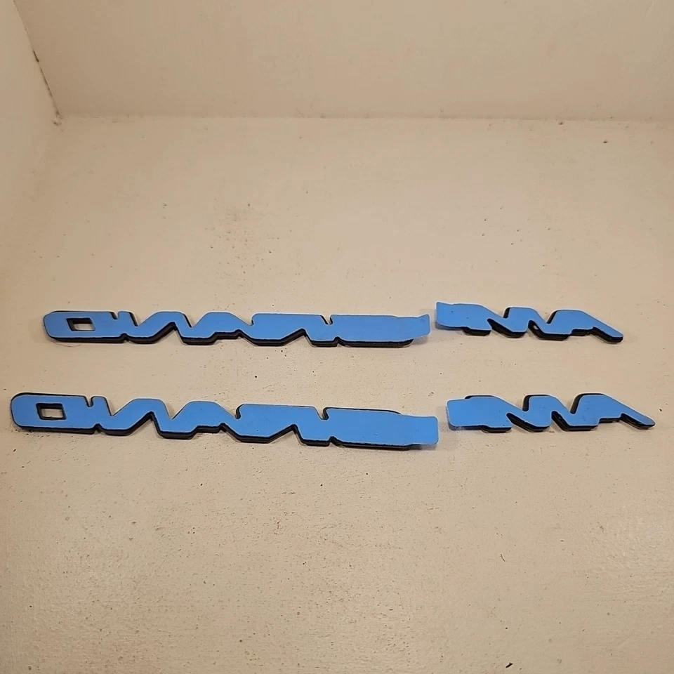 New Lot 2 Sets 99 00-05 PONTIAC GRAND AM SIDE DOOR EMBLEM BADGE NOS OEM - Image 2 of 2