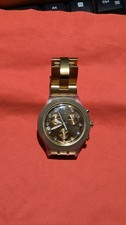 Swatch Irony Diaphane Full Blooded Men Watch 42mm Chrono Date New Battery 8.5"