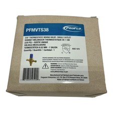 Proflo PFMVTS38 Thermostatic Mixing Valve 3/8” Single Outlet New Open Box