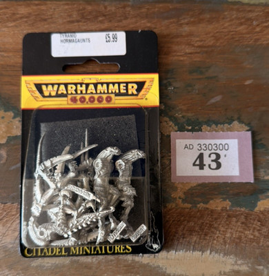 Warhammer 40000 Hormagaunts 3rd Edition Vintage Neu Sealed Blister OOP