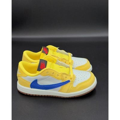Jordan 1 Retro Low OG SP Travis Scott Canary (TD) Sz 9C | eBay