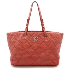 Chanel On The Road Coco Mark Tote Bag Women Pink One Size