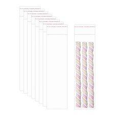 3x11'' Long Clear Resealable Cellophane Bags, 200Pcs, Self Sealing Cello Bags...
