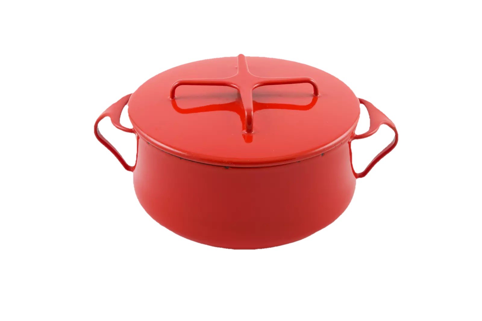 Dansk Int'l Designs LTD IHQ France Red Orange Kobenstyle 2 qt Dutch Oven Pot