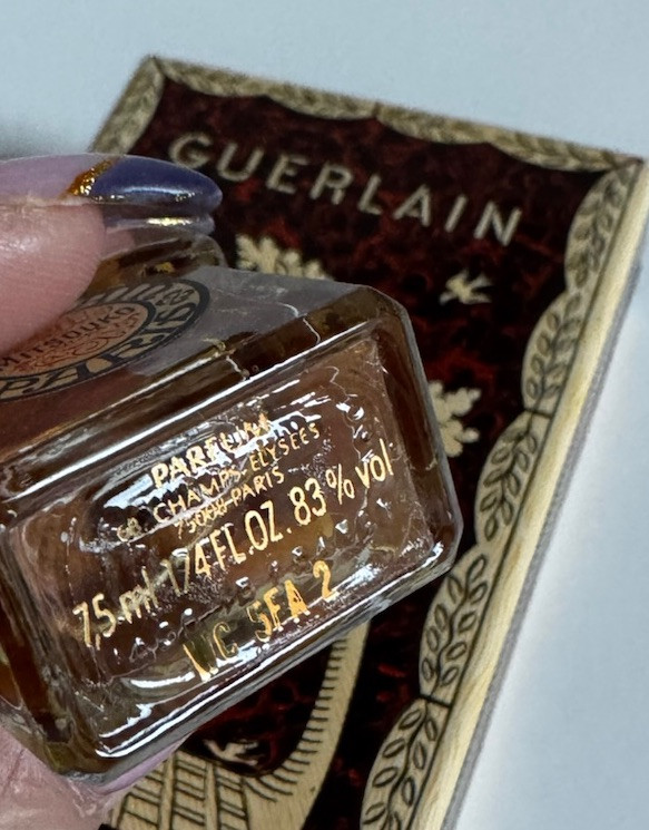 Vintage Guerlain Mitsouko 7.5ml 1/4 oz fl.oz Parfum Champs-Elysees