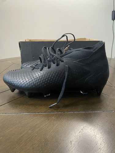 Adidas Predator Accuracy.1 SG Size 8.5 Soccer Cleats Men GW4581 Black Football - Picture 3 of 9