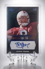Steve Young Auto 1/3 Ultimate Sports Signatures SSP On-Card Autograph 49ers HOF