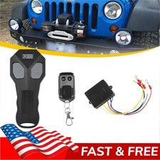 Wireless Winch Remote Control Kit For Car Jeep Atv Warn Ramsey Superwinch Dc12v