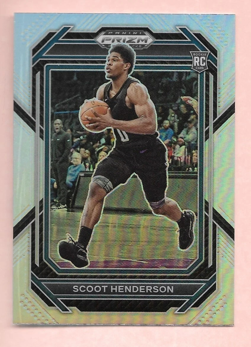 SCOOT HENDERSON 2023-24 PANINI PRIZM DRAFT SILVER INSERT ROOKIE RC CARD #24 NBA