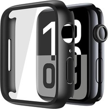 2 Pack Tempered Glass Case Compatible for Apple Watch Series 11 2025 Series 10
