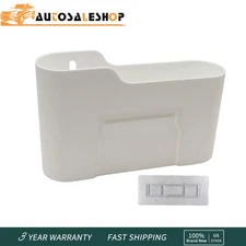 White Wall-Mounted Garbage Bag Dispenser Durable