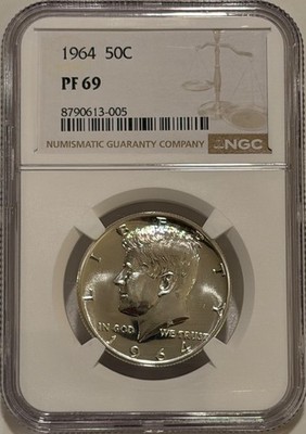 1964 ハーフダラー　NGC AU53 1964 Gem Proof Kennedy Silver Half Dollar NGC PF69 | eBay
