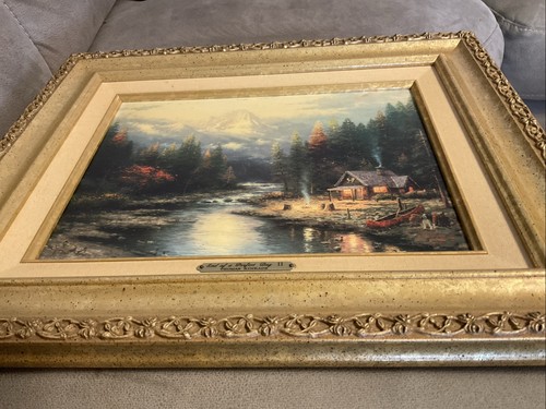 Thomas Kinkade Canvas Picture - End Of A Perfect Day - Certificated - Picture 5 of 8