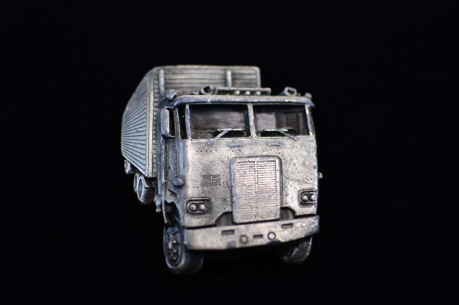 Vintage Bergamot Brass Works B-38 Semi Truck Belt Buckle - 1978 USA