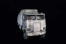 Vintage Bergamot Brass Works B-38 Semi Truck Belt Buckle - 1978 USA