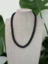 Hawaiian Natural Coconut Bead Natural Hand Made 18" Necklace