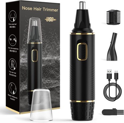 XOOMRSCP Nose Hair Trimmers for Men，Rechargeable Hair Trimmer 2 in 1 Painless Mu