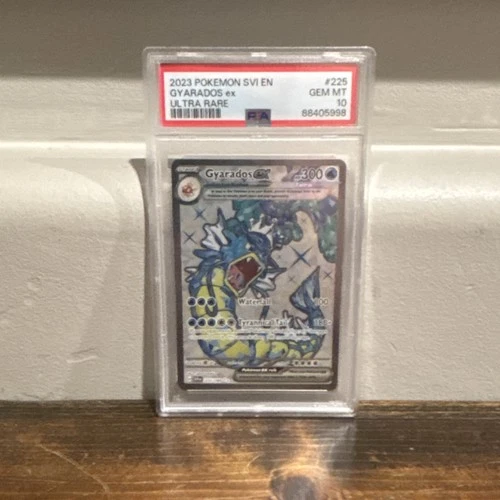Pokémon Gyarados ex Ultra Rare 225/198 SV01 PSA 10 2023 English