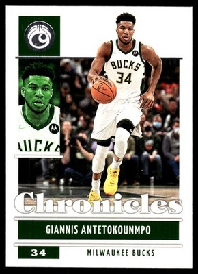 Giannis Antetokounmpo 2021-22 Panini Chronicles #1 Bucks NBA READ FREE SHIPPING