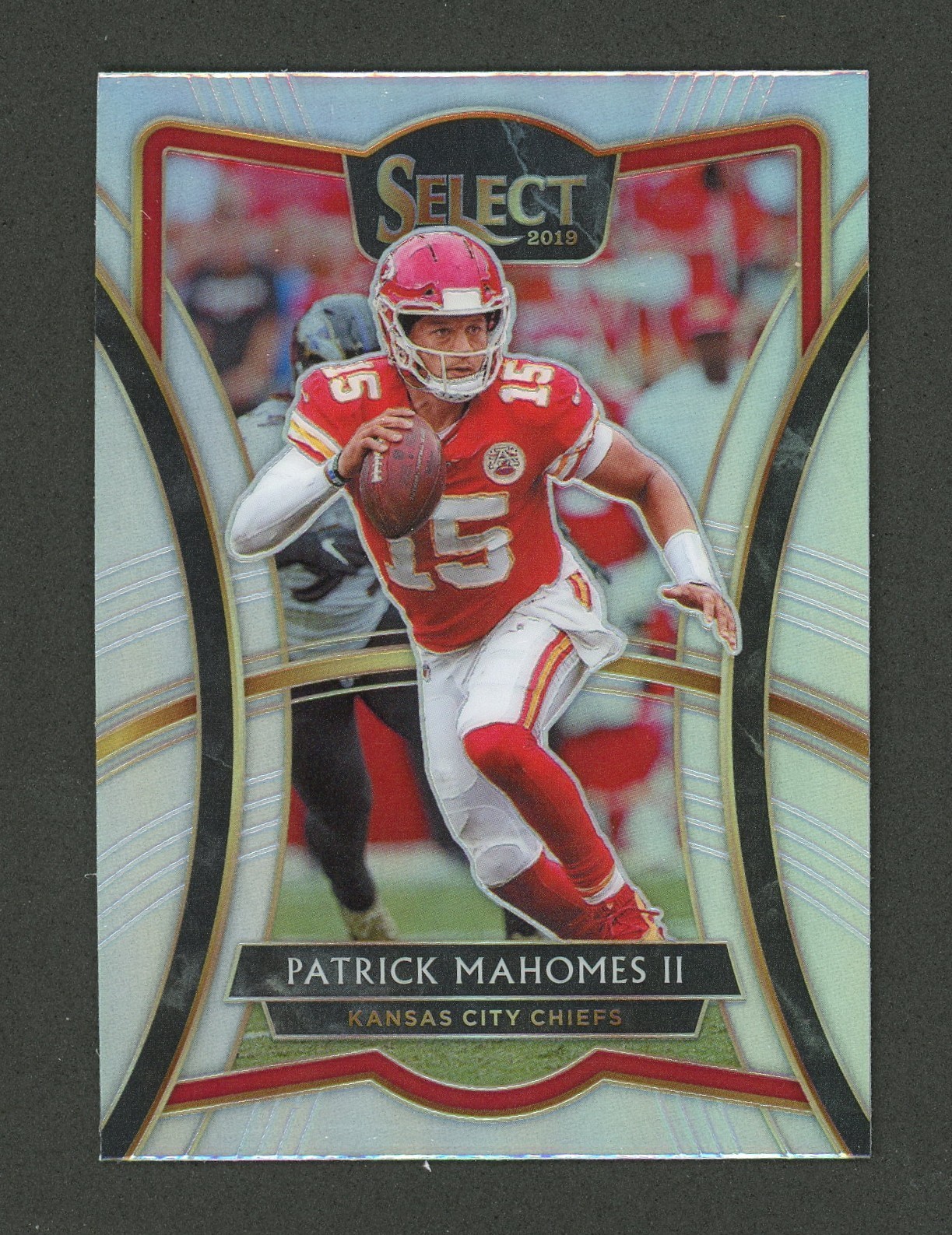 2019 Select Patrick Mahomes Premier Level Silver Prizm #129 - Kansas City Chiefs