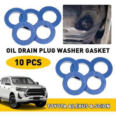 #ad Fit for Toyota Lexus Oil Washer Plug Drain Gasket 90430 12031 10x $10.44