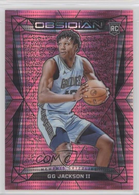 2023 Panini Obsidian Electric Etch Pink Pulsar GG Jackson II #89 Rookie RC 0v33