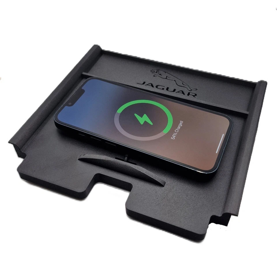 Bandeja de carga inalámbrica para teléfono MAGSAFE Jaguar XF 2009-2015 consola central magnética Foto 4 de 4