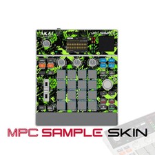 Akai MPC Sample Skin / Toxic Green Splatter