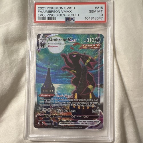 Pokemon 2021 Umbreon VMAX 215/203 Evolving Skies Alt Art Holo PSA 10