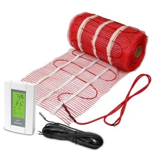 80sqft Electric Radiant Floor Heating Mat Kit  120V