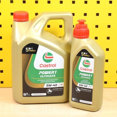 (13,4 /L) 5 Liter Kanister Castrol Power 1 Ultimate 4T 5w40 (ersetzt Racing)