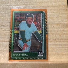 Billy Martin 2025 Donruss Optic Orange Velocity  #68 - A's B-10