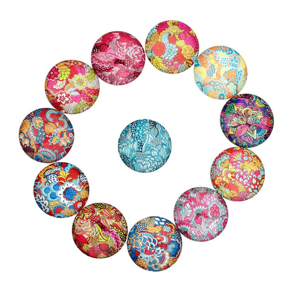 20 Pcs Refrigerator Sticker Fridge Patch Crystal Glass Kids' Party ...