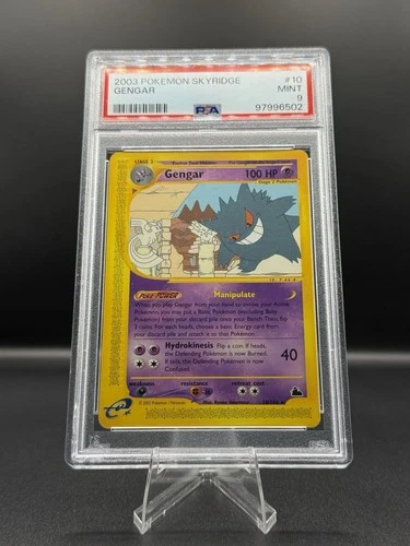 2003 POKEMON SKYRIDGE #10 GENGAR PSA 9