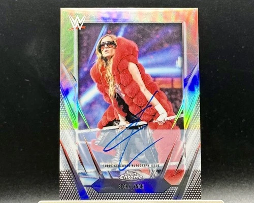 2026 Topps Chrome WWE Becky Lynch On Card Autograph Auto Refractor #BCA-BEL