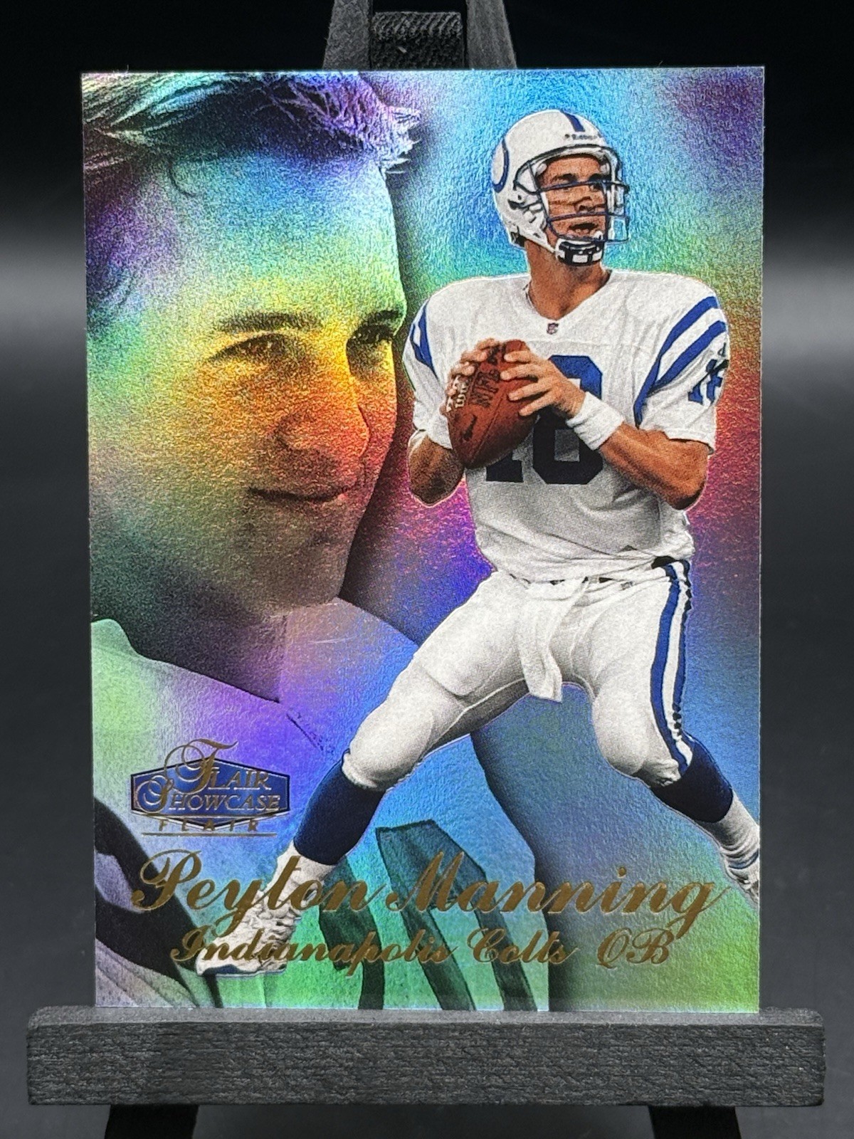 1998 Flair Showcase - Peyton Manning #3 Row 3 (RC) - READ