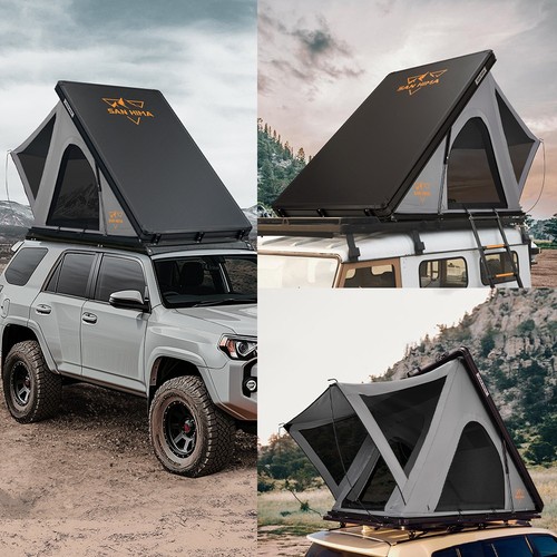 San Hima Kalbarri Lite Roof Top Tent Hardshell With Ladder Waterproof Camping - Picture 8 of 10