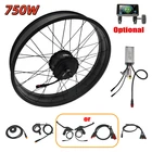 BAFANG 48V 750W Front hub Motor Fat Wheel kit 20/24/26*4.0'' dropout 135mm
