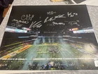 Philadelphia Eagles Signed Auto Super Bowl LIX 16x20 Ten Signatures JSA Witness