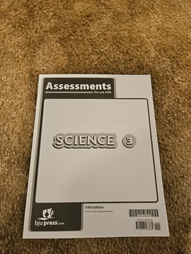 BJU Press- Science 3 Assessments (5th ed.) 522623