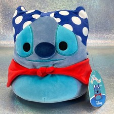 Squishmallows Disney Stitch Laundry Super Hero Plush 8" Stuffed Toy