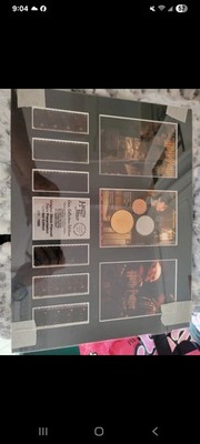 Harry Potter & der Stein der Weisen Münze & Filmcell Dreifachpräsentation.